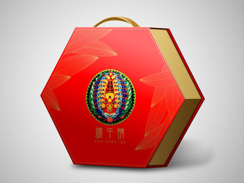 彩色粽子盒印刷